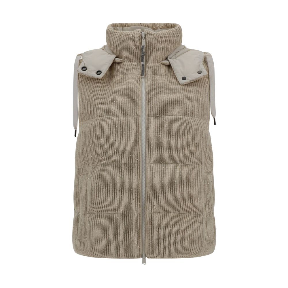 Colete com capuz Brunello Cucinelli