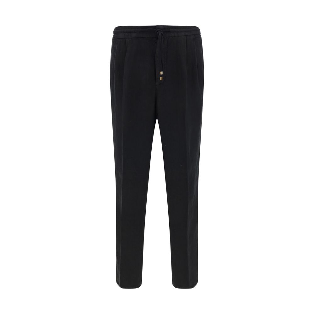 Calça de linho Brunello Cucinelli