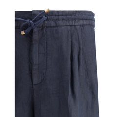 Calça de linho Brunello Cucinelli