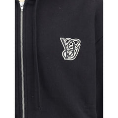 Moletom com capuz com logotipo Valentino