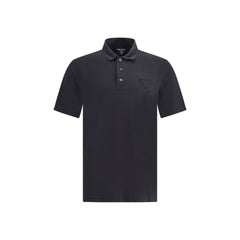 Camisa polo com logotipo da Prada