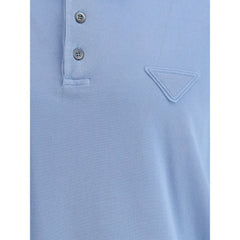 Camisa polo com logotipo da Prada