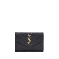 Carteira de couro Saint Laurent