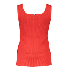 Tommy Hilfiger Red Modal Tops e Camiseta