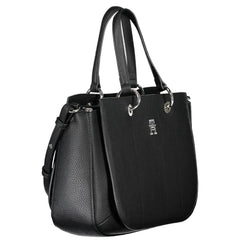Bolsa Tommy Hilfiger Preta de Polietileno
