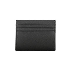 Carteira de couro preta Tommy Hilfiger