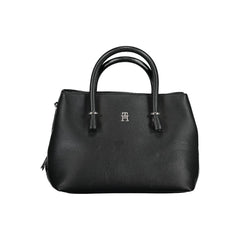 Bolsa Tommy Hilfiger Preta de Polietileno