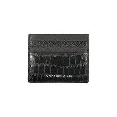Carteira de couro preta Tommy Hilfiger