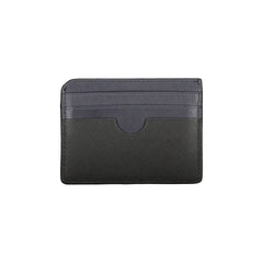 Carteira de couro preta Tommy Hilfiger