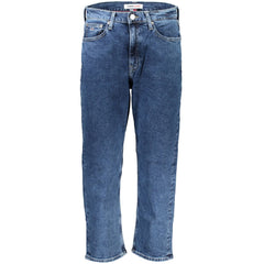 Calça jeans e calça Tommy Hilfiger de algodão azul