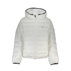 Jaquetas e casacos de poliéster branco Tommy Hilfiger