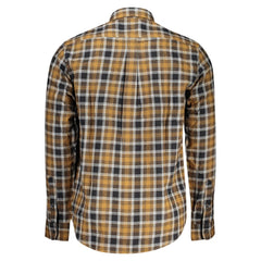 Camisa de algodão marrom Timberland