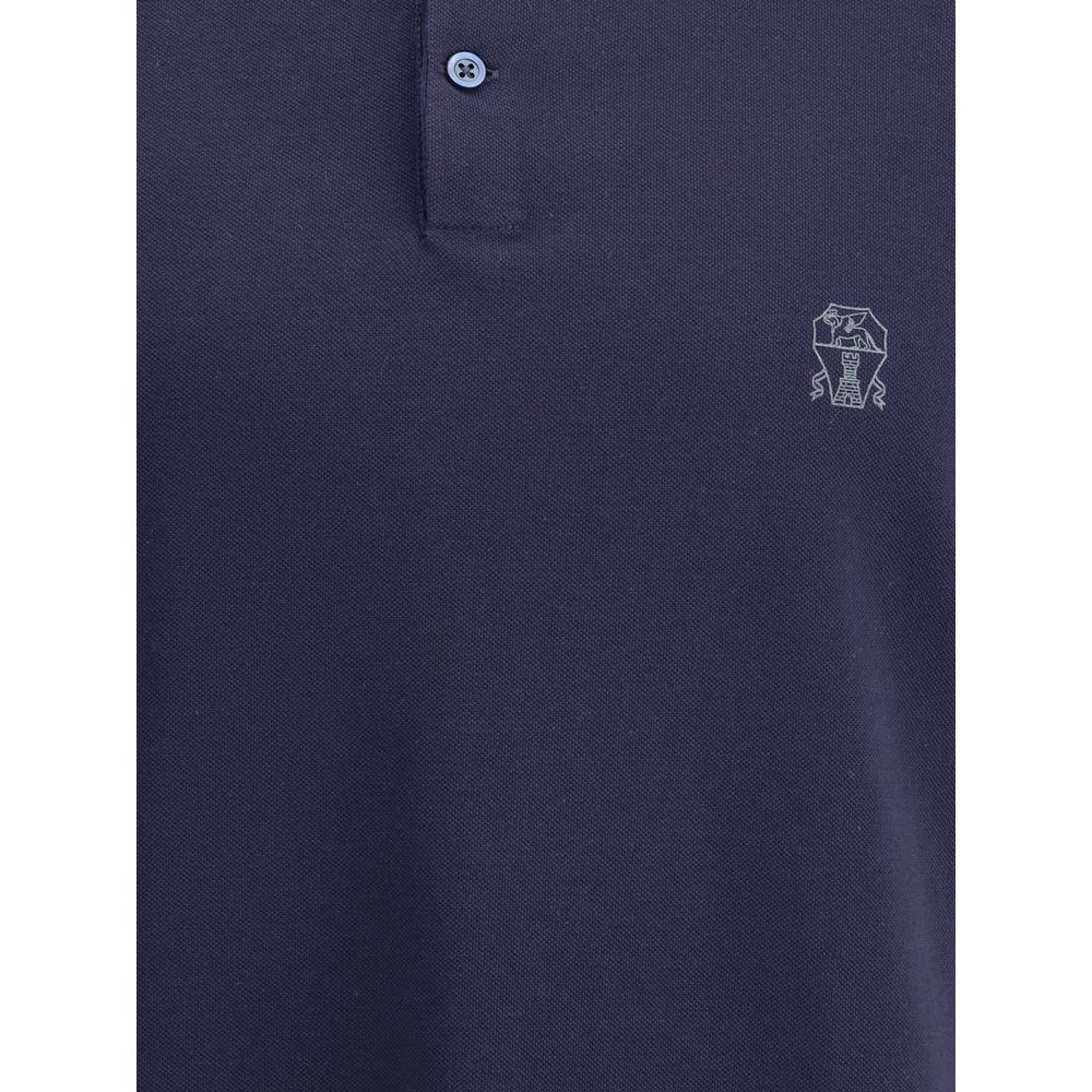 Camisa polo com logotipo Brunello Cucinelli