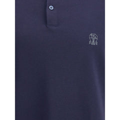 Camisa polo com logotipo Brunello Cucinelli