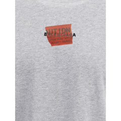 Camiseta com motivo Balenciaga nas costas
