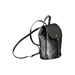 Mochila Ralph Lauren de couro preta