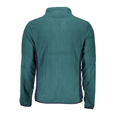 Suéter de poliéster verde da Noruega 1963