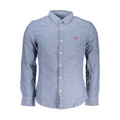 Camisa de algodão azul Levi's