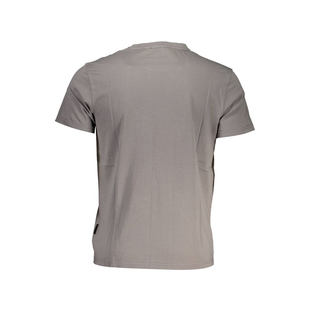 Camiseta de algodão cinza Napapijri