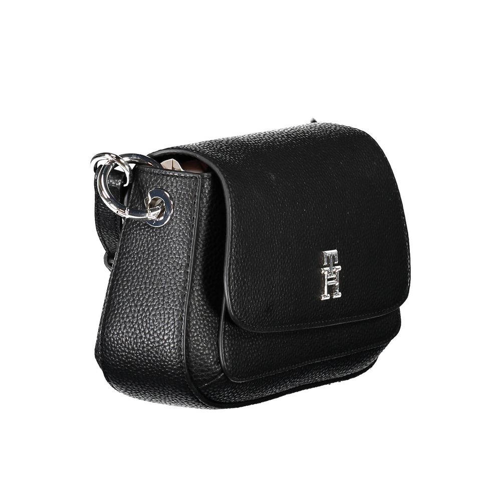 Bolsa Tommy Hilfiger Preta de Polietileno