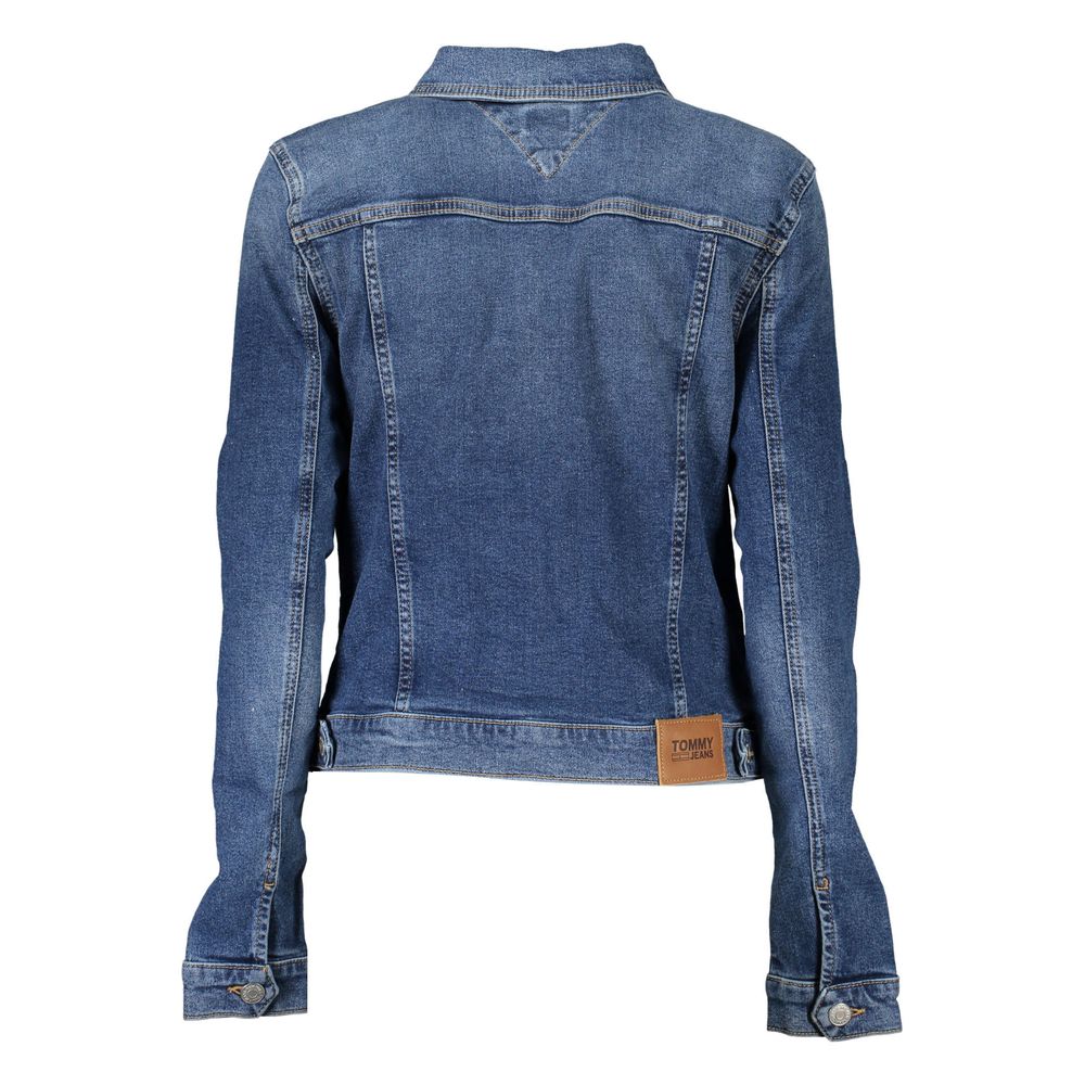 Jaquetas e casacos de algodão azul Tommy Hilfiger