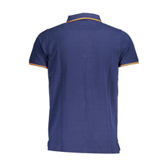 Camisa polo de algodão azul Noruega 1963