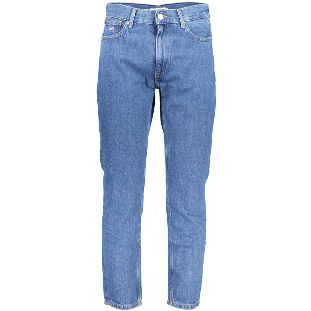 Calça jeans e calça Tommy Hilfiger de algodão azul