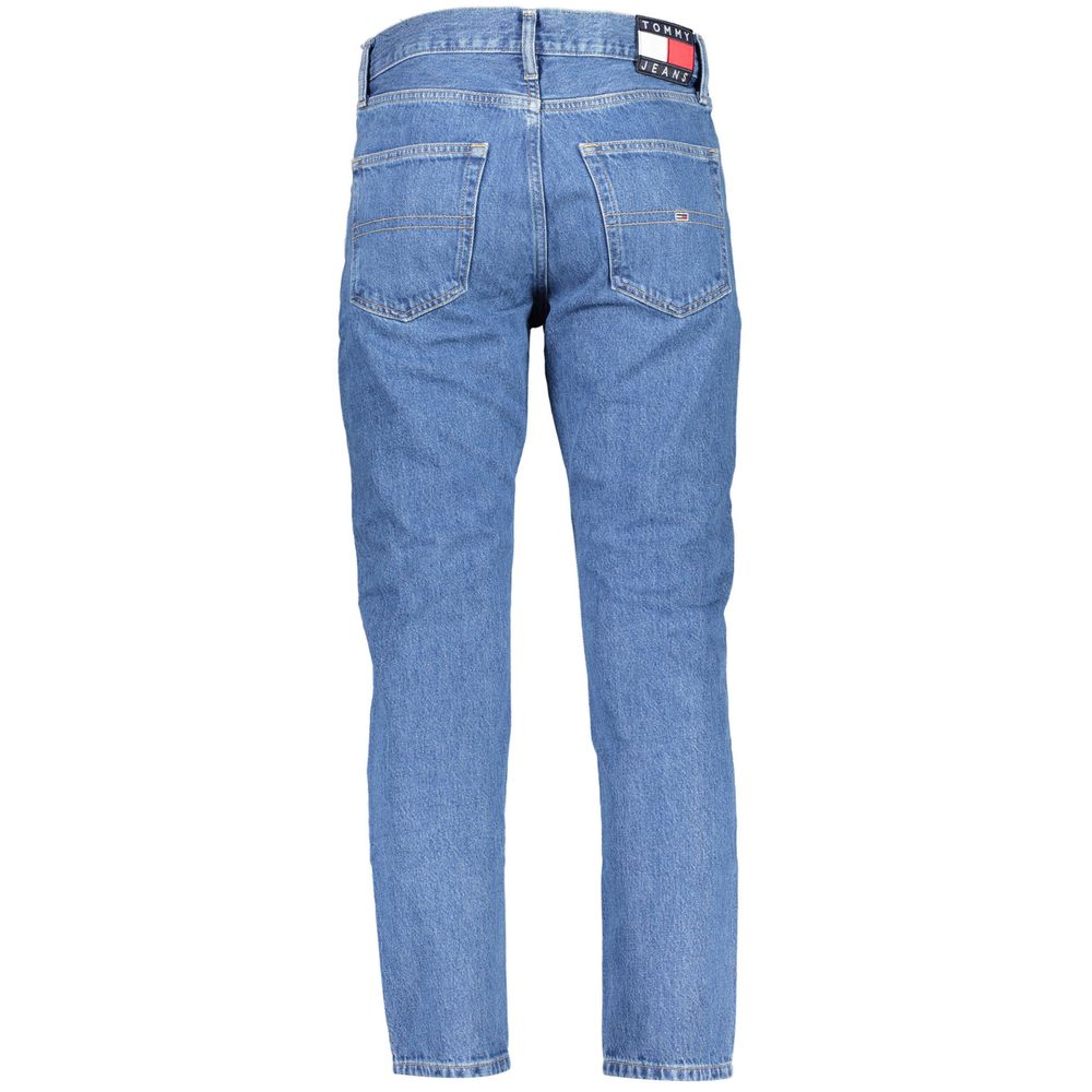 Calça jeans e calça Tommy Hilfiger de algodão azul