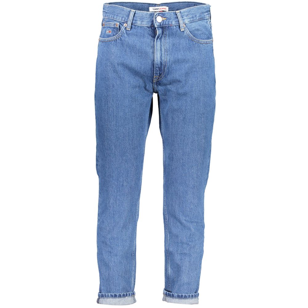 Calça jeans e calça Tommy Hilfiger de algodão azul