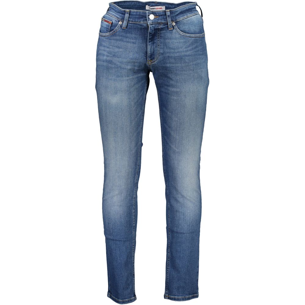 Calça jeans e calça Tommy Hilfiger de algodão azul