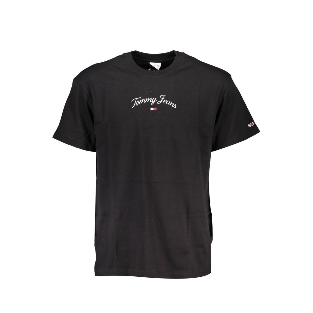 Camiseta Tommy Hilfiger preta de algodão