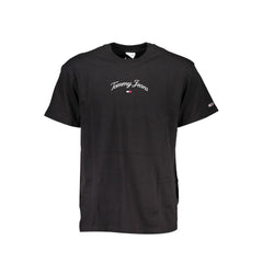 Camiseta Tommy Hilfiger preta de algodão