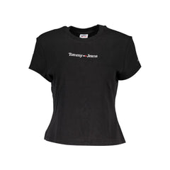 Tommy Hilfiger - Blusa e camiseta pretas de algodão
