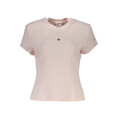 Tommy Hilfiger Tops e camiseta de algodão rosa