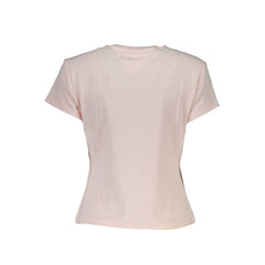 Tommy Hilfiger Tops e camiseta de algodão rosa