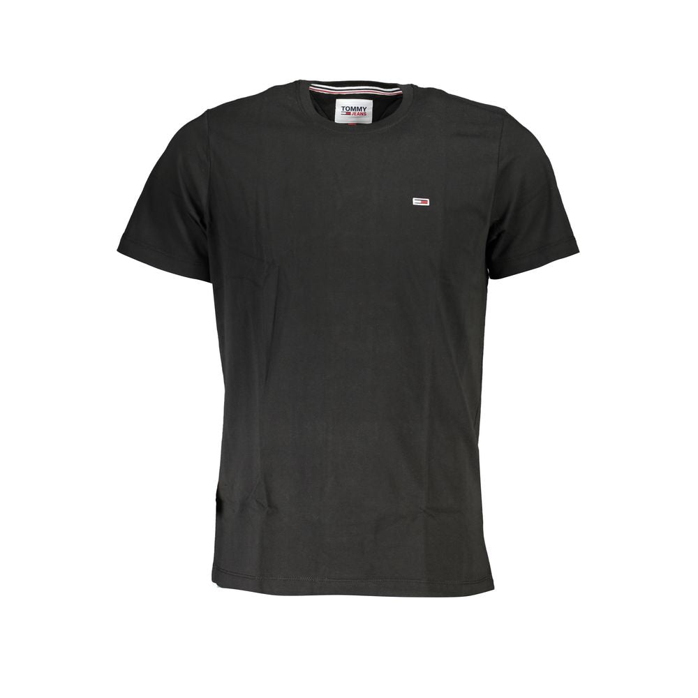 Camiseta Tommy Hilfiger preta de algodão
