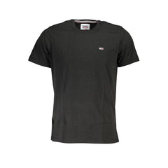 Camiseta Tommy Hilfiger preta de algodão