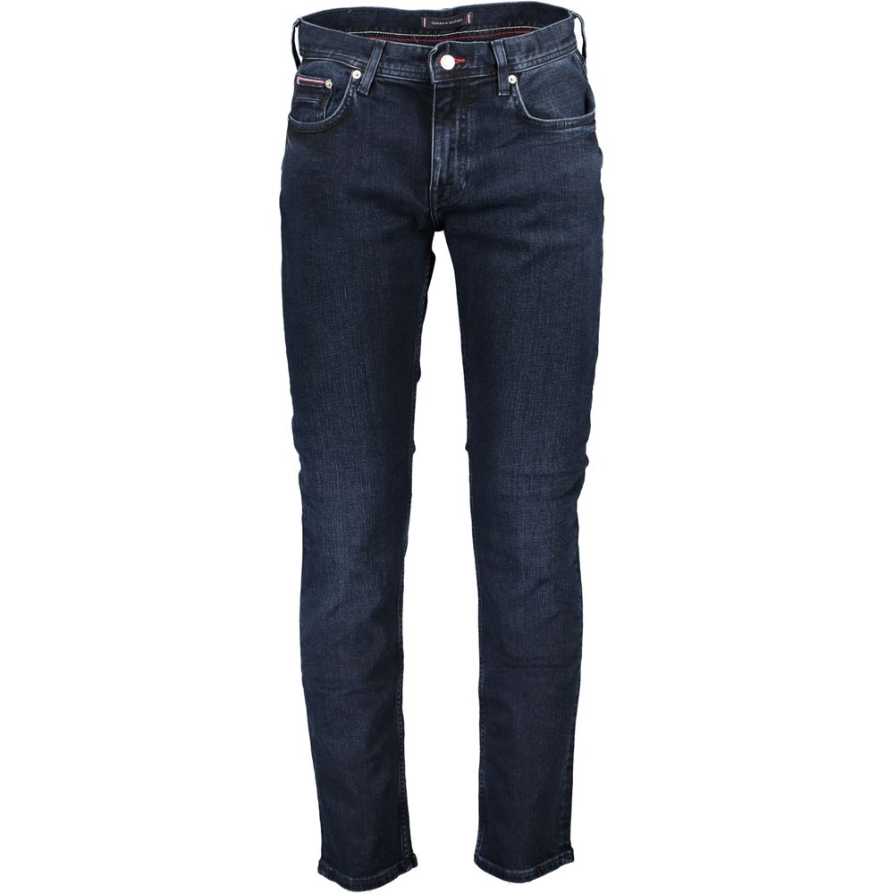 Calça jeans e calça Tommy Hilfiger de algodão azul