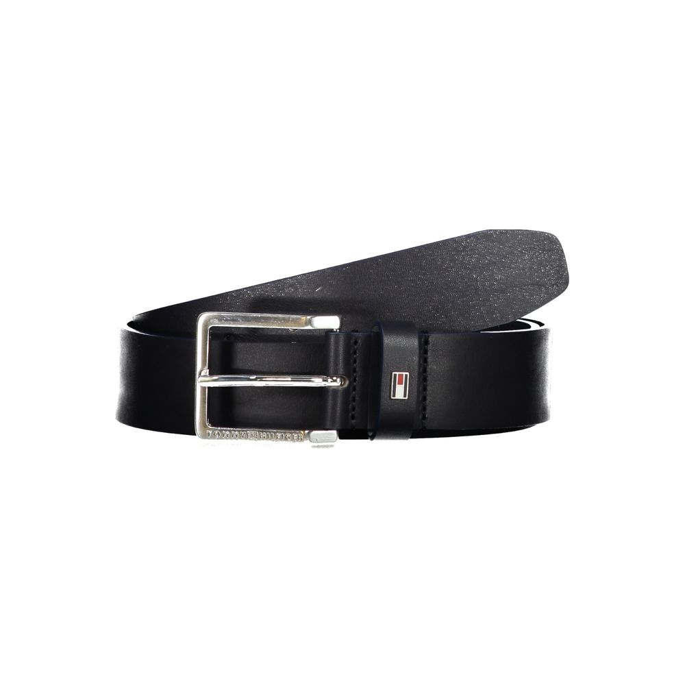Cinto de couro azul Tommy Hilfiger
