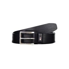 Cinto de couro azul Tommy Hilfiger