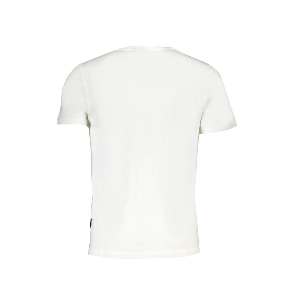 Camiseta branca de algodão Napapijri