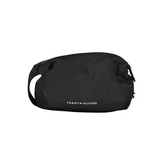 Acessório de couro de poliéster preto Tommy Hilfiger
