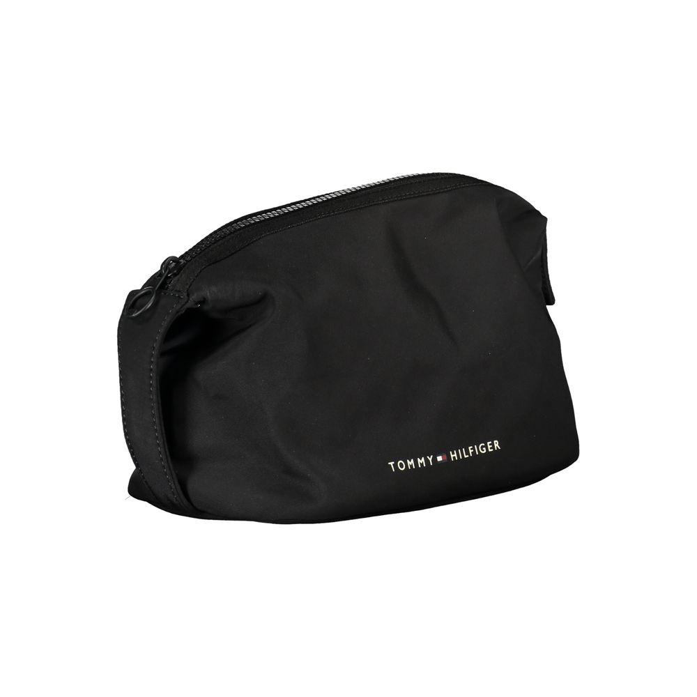 Acessório de couro de poliéster preto Tommy Hilfiger