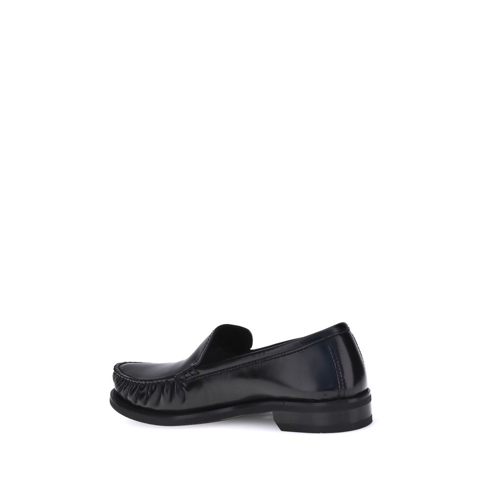 Mocassins Prada de couro escovado
