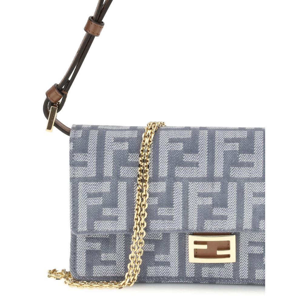 Carteira Fendi Denim