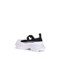 Tênis Alexander McQueen de couro e borracha