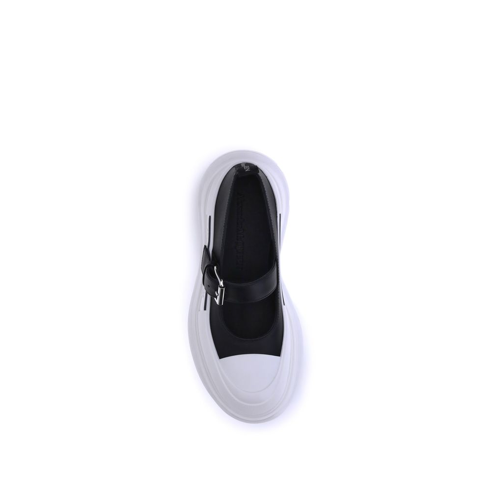 Tênis Alexander McQueen de couro e borracha
