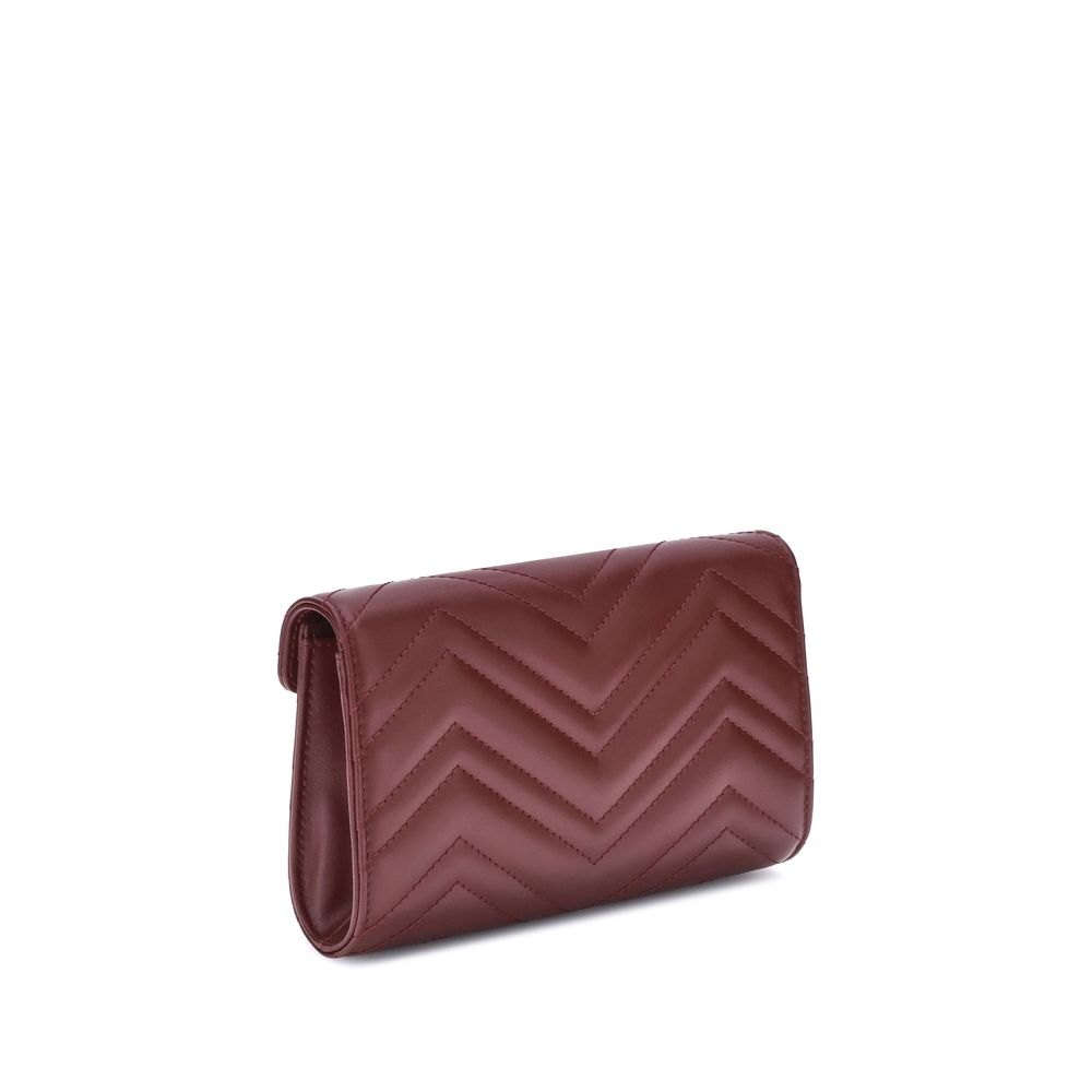 Carteira Gucci GG Marmont com Corrente
