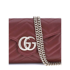 Carteira Gucci GG Marmont com Corrente