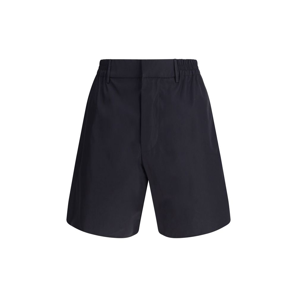 Shorts com logotipo da Fendi
